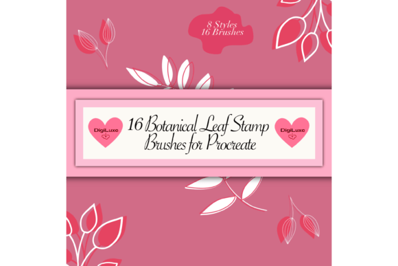 Botanical Stamp Brushes for Procreate: Design with Natural Flair