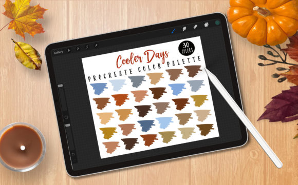 Capture Autumn’s Essence: The Cooler Days Procreate Palette