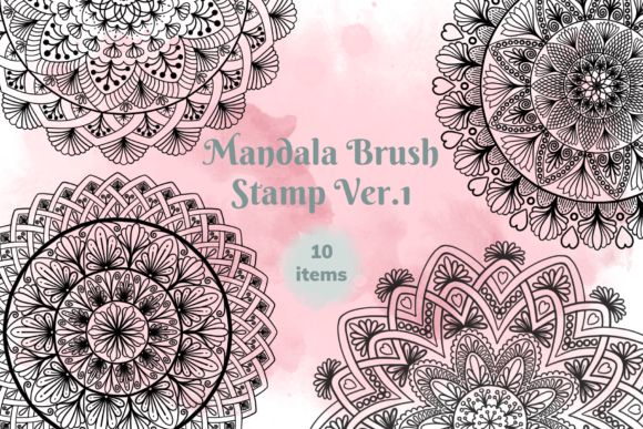 Instant Art: Integrating Mandala Brush Stamp Ver. 1 into Your Workflow