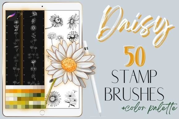 Procreate Daisy Flowers Stamp Brushes: A Designer's Guide