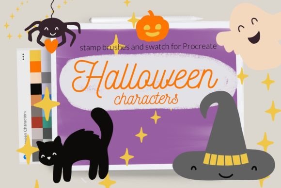 Spooky Creativity Unleashed: Mastering Halloween Characters Procreate Stamps