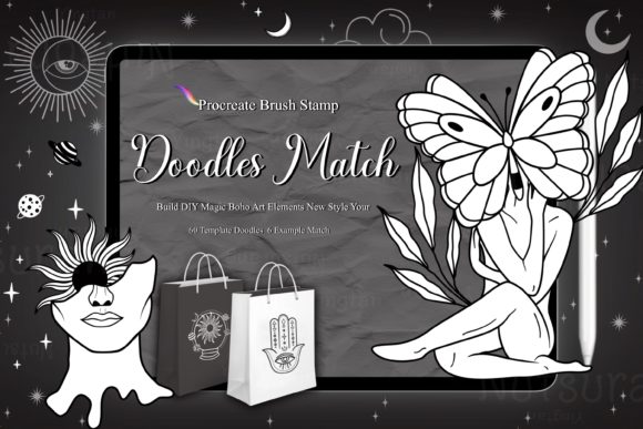 Unleash Creativity with Boho Pattern Doodles DIY Brush Procreate
